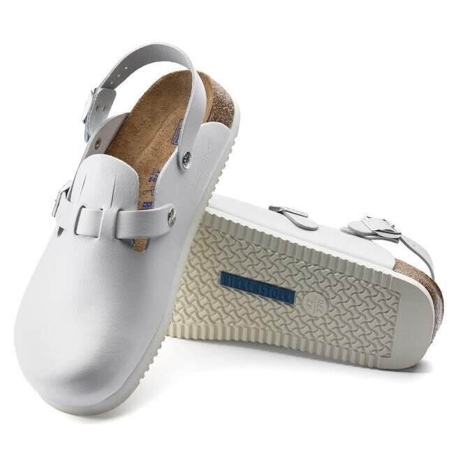 Kay Soft Footbed Leather White Kay Soft Footbed Leather White