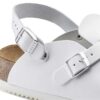 Kay Soft Footbed Leather White Kay Soft Footbed Leather White