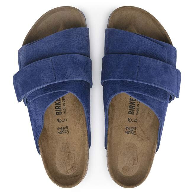 Kyoto Nubuck Leather Desert Buck Indigo Blue Kyoto Nubuck Leather Desert Buck Indigo Blue