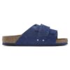 Kyoto Nubuck Leather Desert Buck Indigo Blue Kyoto Nubuck Leather Desert Buck Indigo Blue