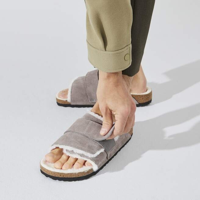 Kyoto Shearling Suede Leather-Shearling Stone Coin Kyoto Shearling Suede Leather-Shearling Stone Coin