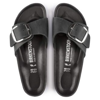 Madrid Big Buckle Φυσικό δέρμα λαδωμένο