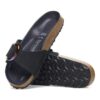 Madrid Big Buckle Nubuck Leather Black Madrid Big Buckle Nubuck Leather Black