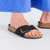 Madrid Big Buckle Nubuck Leather Black Madrid Big Buckle Nubuck Leather Black