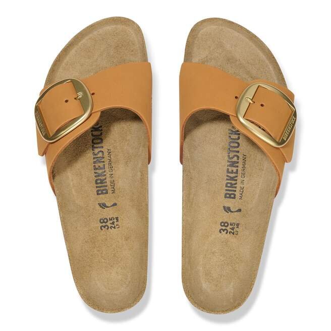 Madrid Big Buckle Nubuck Leather Burnt Orange Madrid Big Buckle Nubuck Leather Burnt Orange