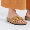 Madrid Big Buckle Nubuck Leather Burnt Orange Madrid Big Buckle Nubuck Leather Burnt Orange