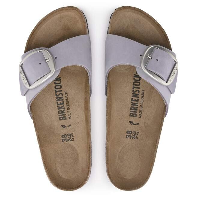 Madrid Big Buckle Nubuck Leather Purple Fog Madrid Big Buckle Nubuck Leather Purple Fog
