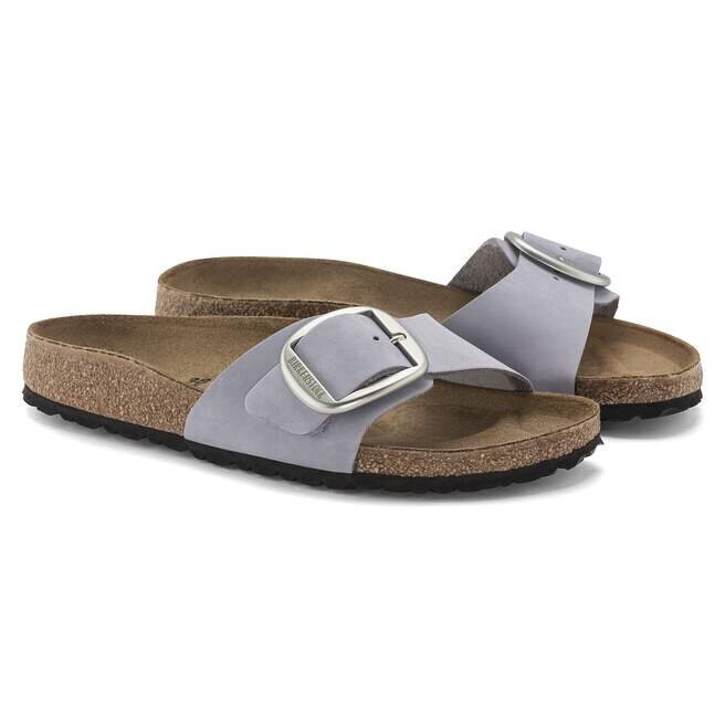 Madrid Big Buckle Nubuck Leather Purple Fog Madrid Big Buckle Nubuck Leather Purple Fog