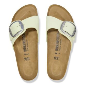 Madrid Big Buckle Nubuk Leather
