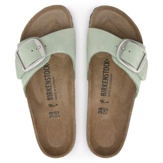 Madrid Big Buckle Nubuk Leather