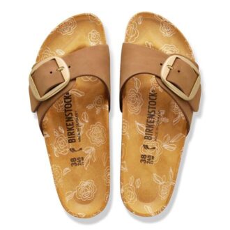 Madrid Big Buckle Nubuk Leather