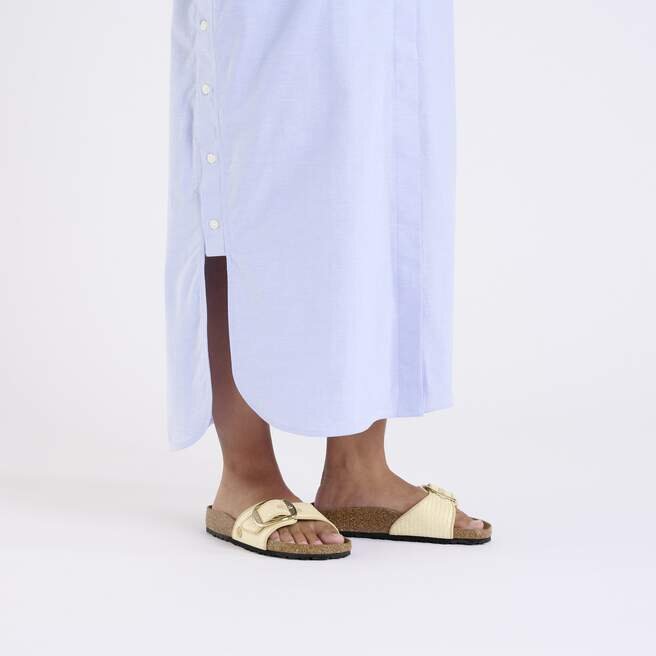 Madrid Big Buckle Raffia Textile Madrid Big Buckle Raffia Textile