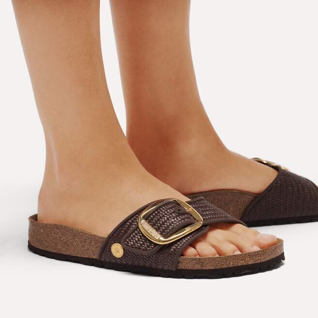 Madrid Big Buckle Raffia Textile Madrid Big Buckle Raffia Textile