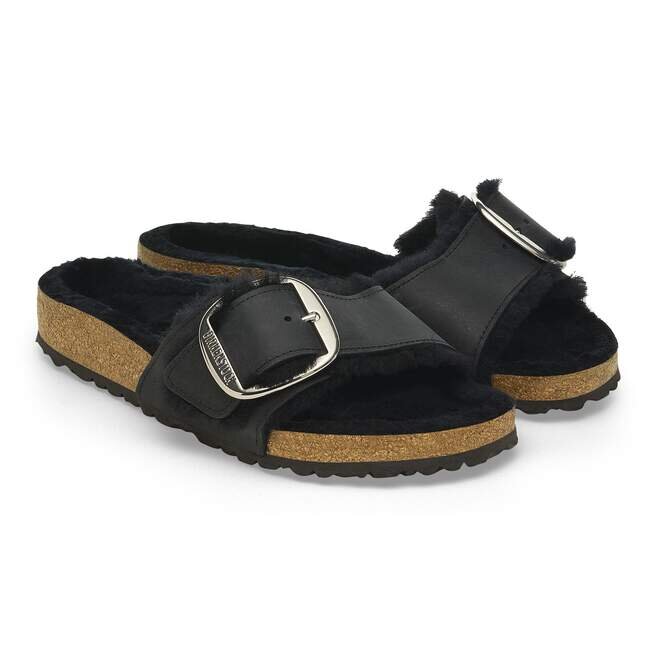 Madrid Big Buckle Shearling Φυσικό δέρμα λαδωμένο Madrid Big Buckle Shearling Φυσικό δέρμα λαδωμένο