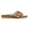Madrid Big Buckle Shearling Φυσικό δέρμα λαδωμένο