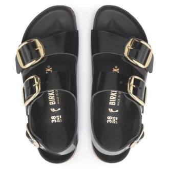 Milano Big Buckle Φυσικό δέρμα