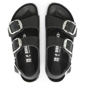 Milano Big Buckle Φυσικό δέρμα λαδωμένο