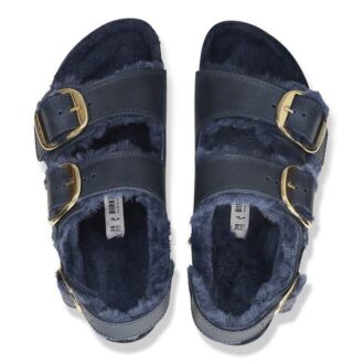 Milano Big Buckle, φυσικό δέρμα, λαδωμένο