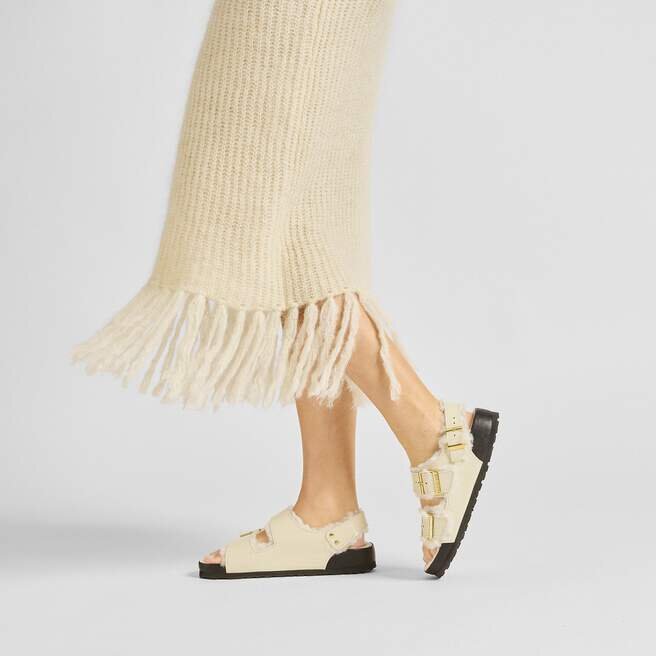 Milano Shearling Φυσικό δέρμα-Shearling Υψηλής λάμψης Εκρού Milano Shearling Φυσικό δέρμα-Shearling Υψηλής λάμψης Εκρού