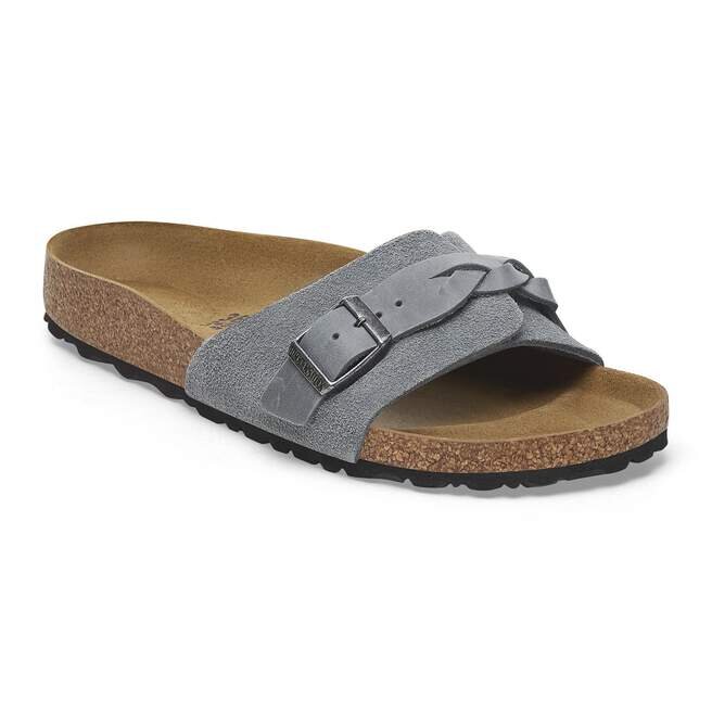 Oita Braided Suede Leather Basalt Gray Oita Braided Suede Leather Basalt Gray