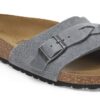 Oita Braided Suede Leather Basalt Gray Oita Braided Suede Leather Basalt Gray