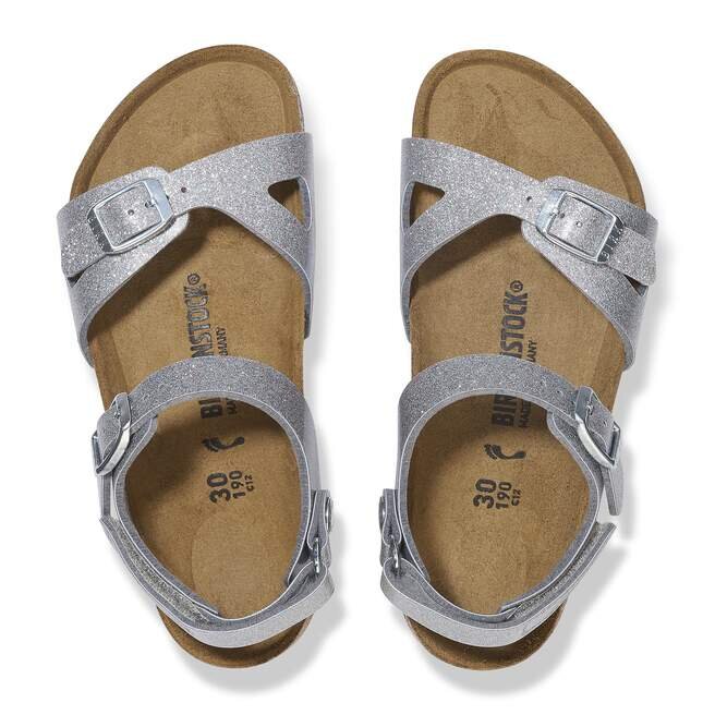 Rio Kids Birko-Flor Sparkling Light Silver Rio Kids Birko-Flor Sparkling Light Silver