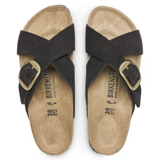 Siena Big Buckle Nubuk Leather