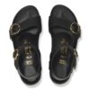 Soley Ring-Buckle Leather Black Soley Ring-Buckle Leather Black