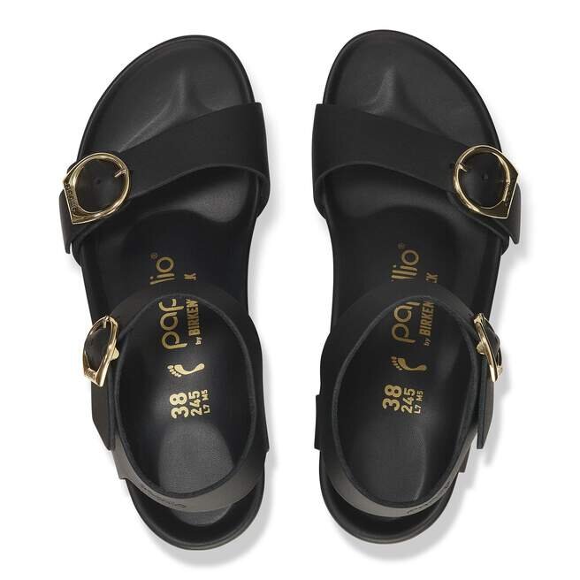 Soley Ring-Buckle Leather Black Soley Ring-Buckle Leather Black