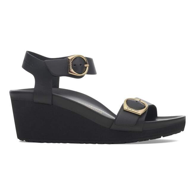 Soley Ring-Buckle Leather Black Soley Ring-Buckle Leather Black