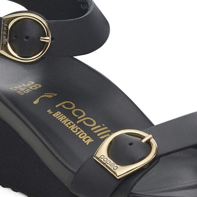 Soley Ring-Buckle Leather Black Soley Ring-Buckle Leather Black