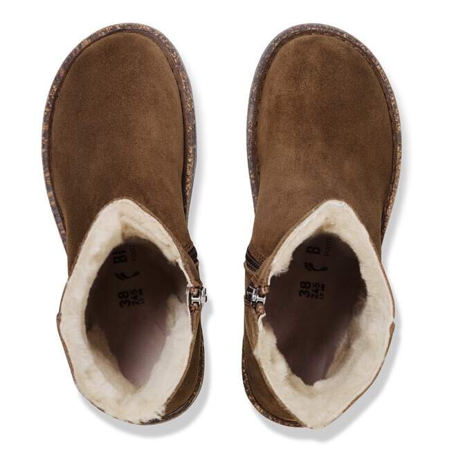 Uppsala Zip Shearling Suede Leather Uppsala Zip Shearling Suede Leather