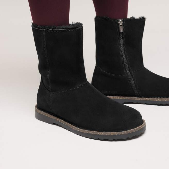 Uppsala Zip Shearling Suede Leather Uppsala Zip Shearling Suede Leather