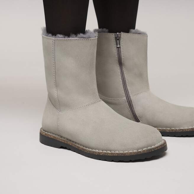 Uppsala Zip Shearling Suede Leather Uppsala Zip Shearling Suede Leather